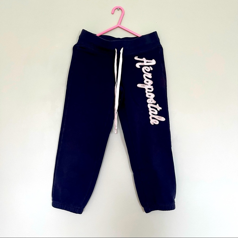 ⭐️ $15 for 2 ⭐️ Aeropostale Navy Capris Sweatpants XS